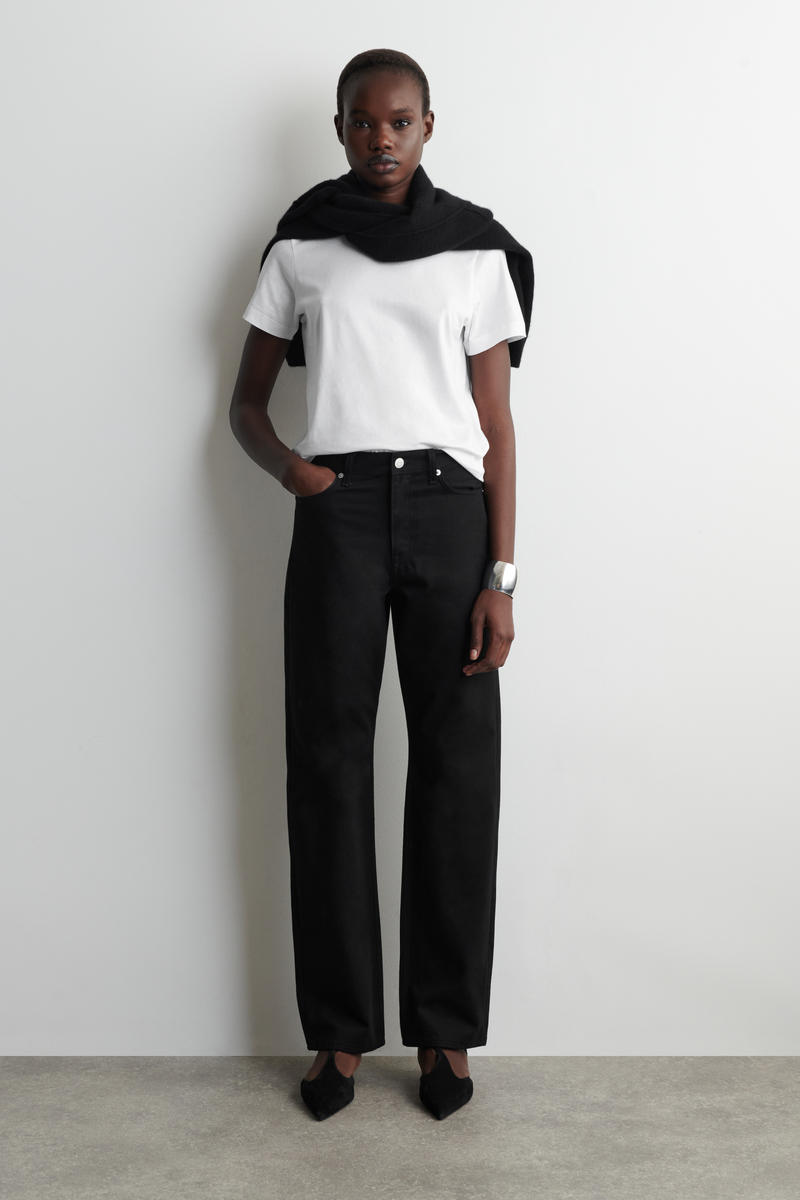 COS コットン クルーネックTシャツ