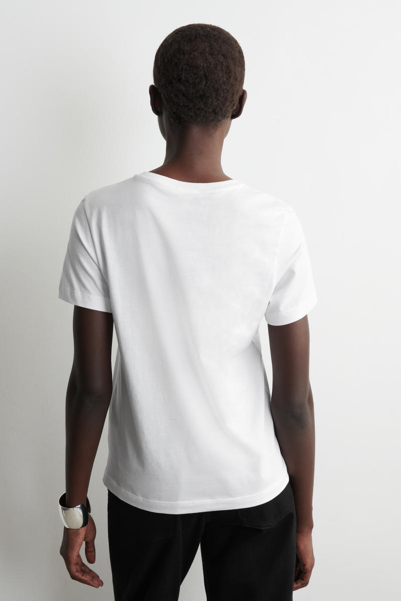 COS コットン クルーネックTシャツ