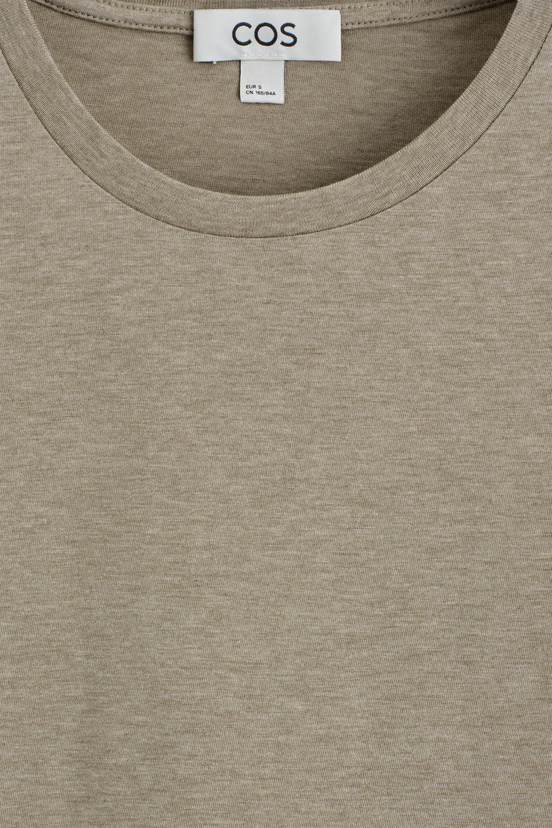 COS コットン クルーネックTシャツ