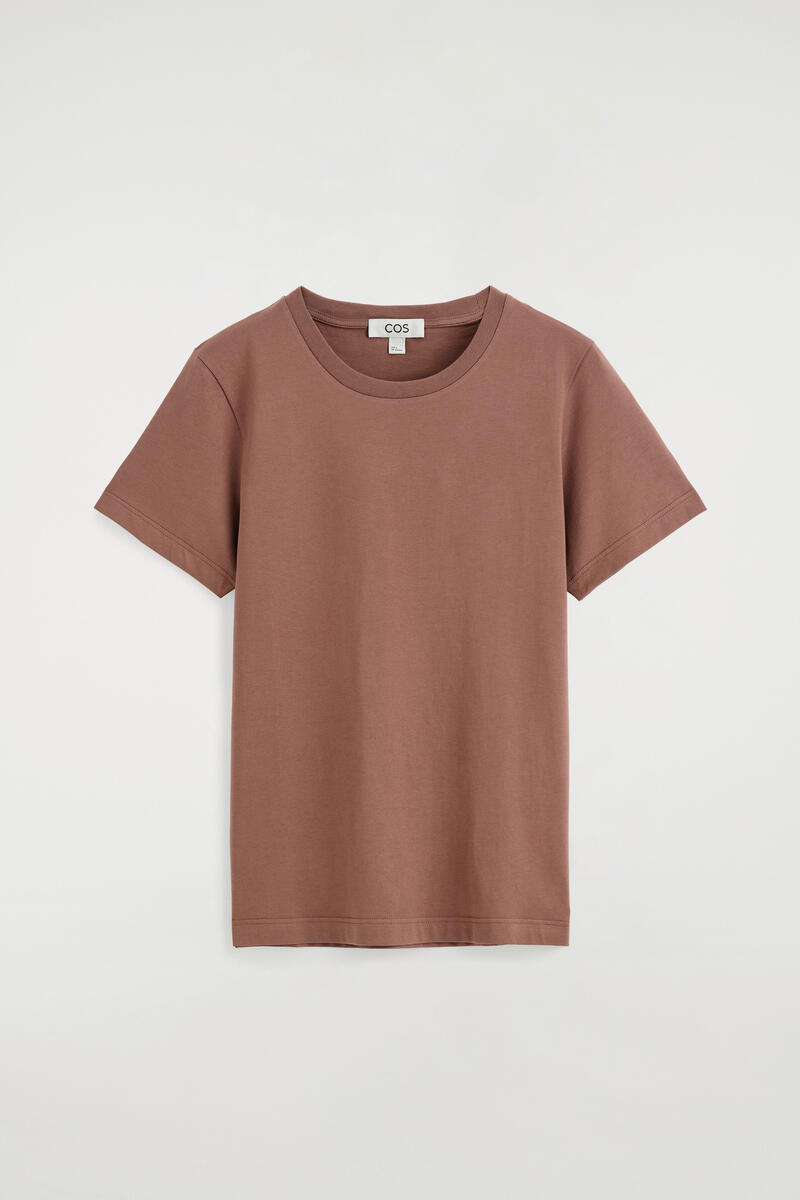 COS コットンクルーネックTシャツ