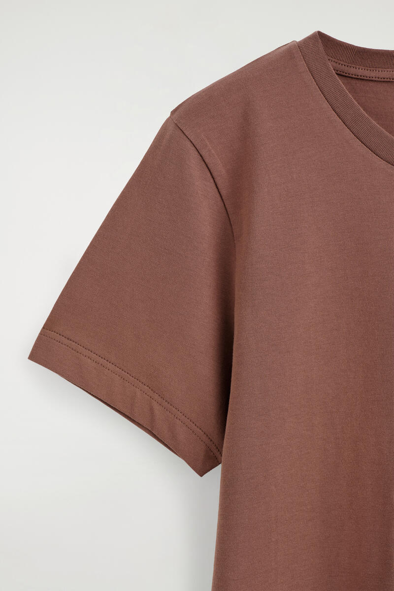 COS コットンクルーネックTシャツ