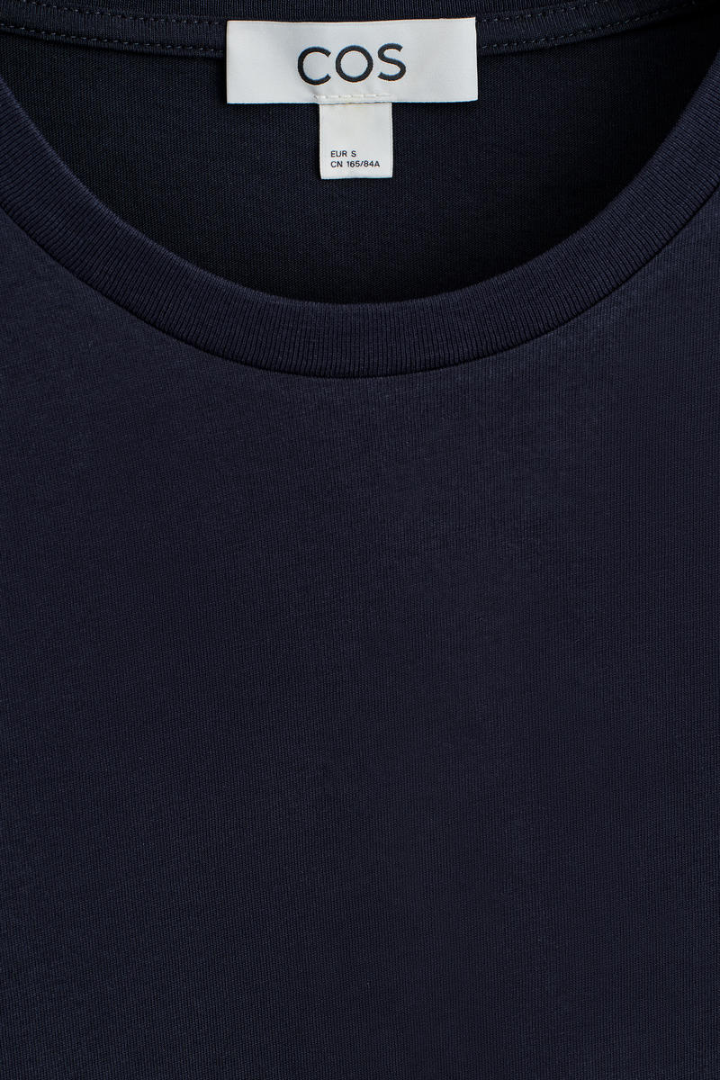 COS コットン クルーネックTシャツ