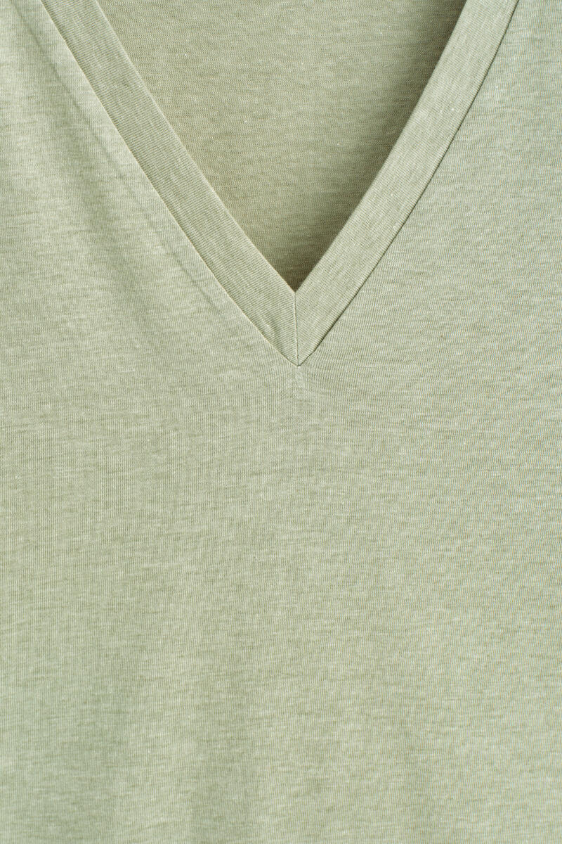 COS コットンVネックTシャツ