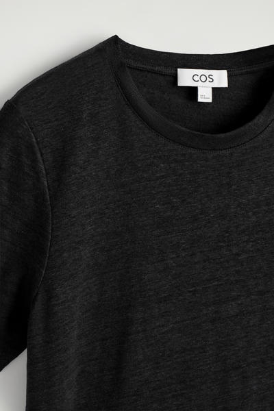 COS クルーネック リネン Tシャツ