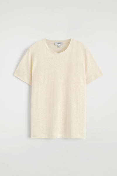 COS クルーネック リネン Tシャツ