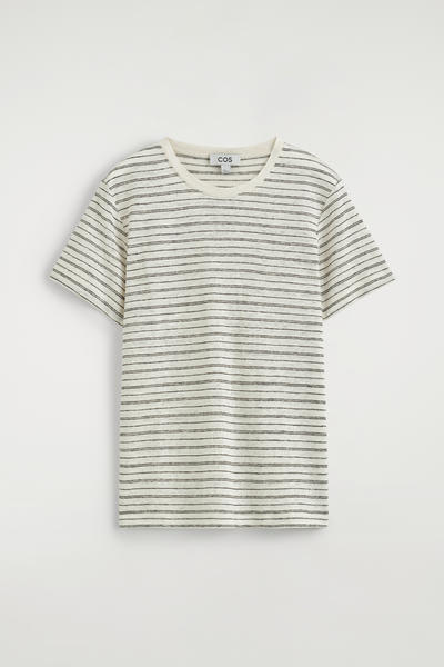 COS クルーネック リネン Tシャツ
