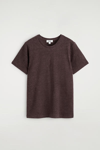 COS クルーネック リネン Tシャツ