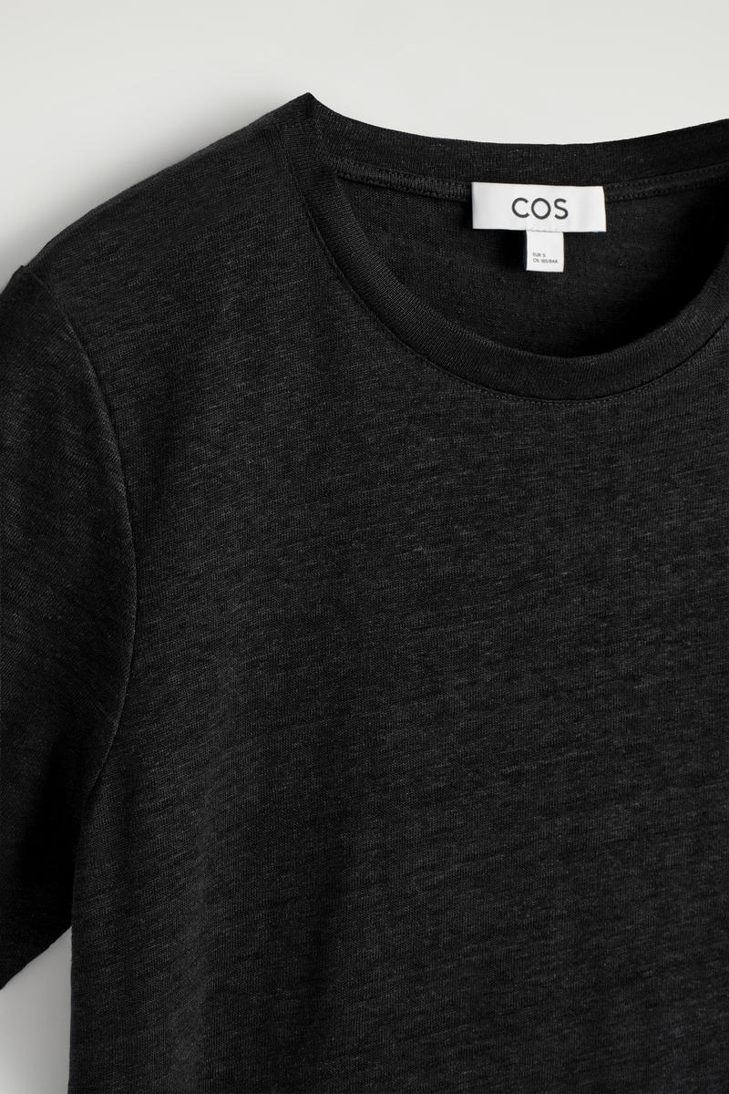 COS クルーネック リネン Tシャツ