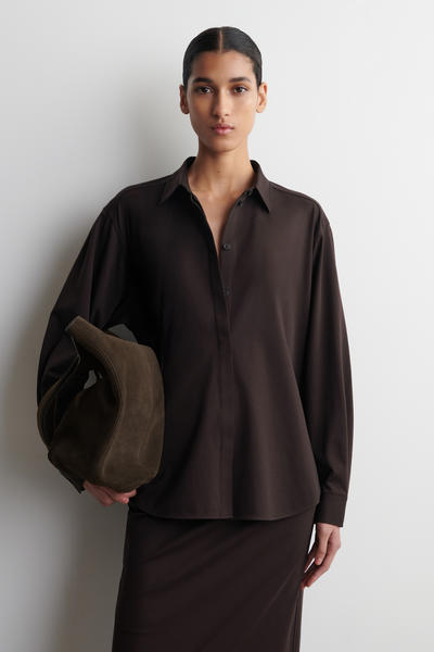 COS ピマコットンジャージーシャツ