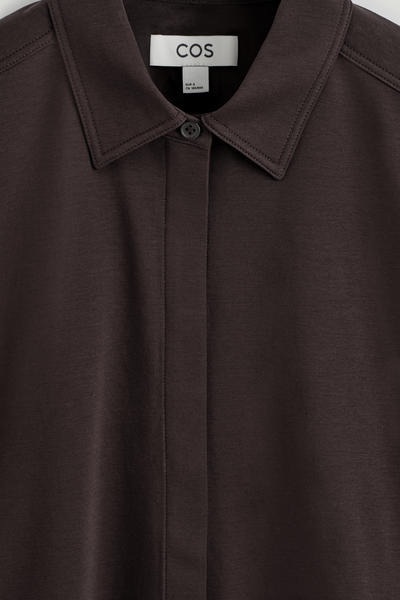 COS ピマコットンジャージーシャツ