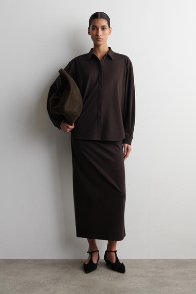 COS ピマコットンジャージーシャツ