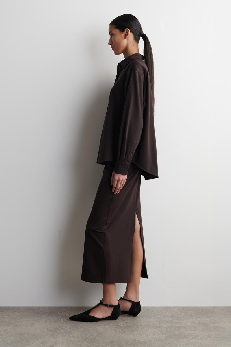 COS ピマコットンジャージーシャツ