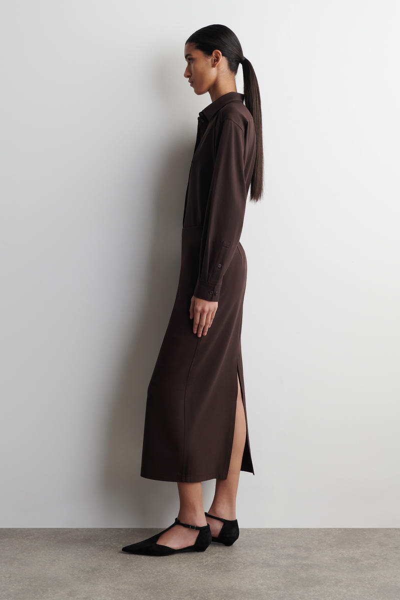 COS ジャージーミディペンシルスカート