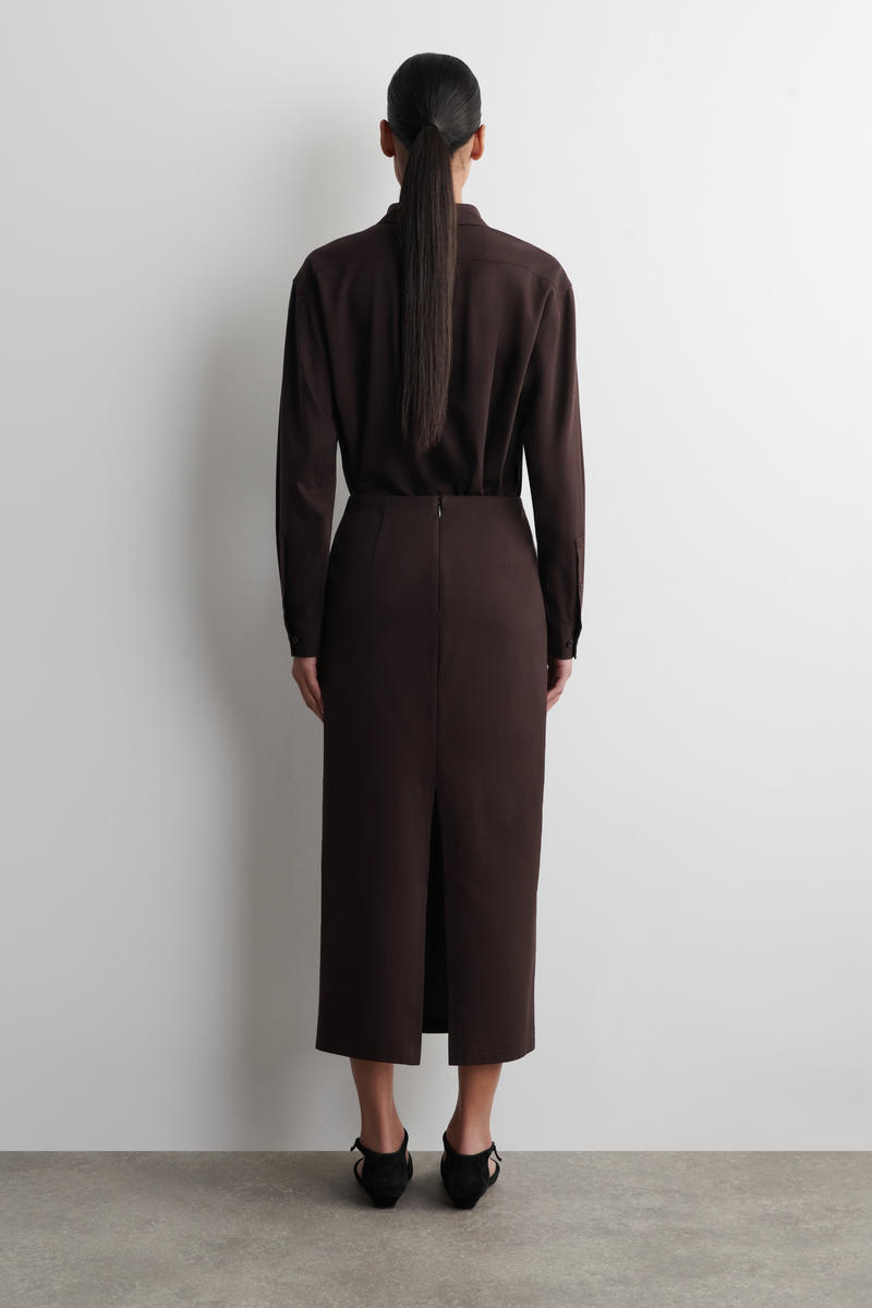 COS ジャージーミディペンシルスカート