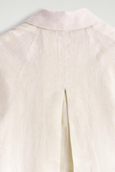 COS 半袖リネンシャツワンピース