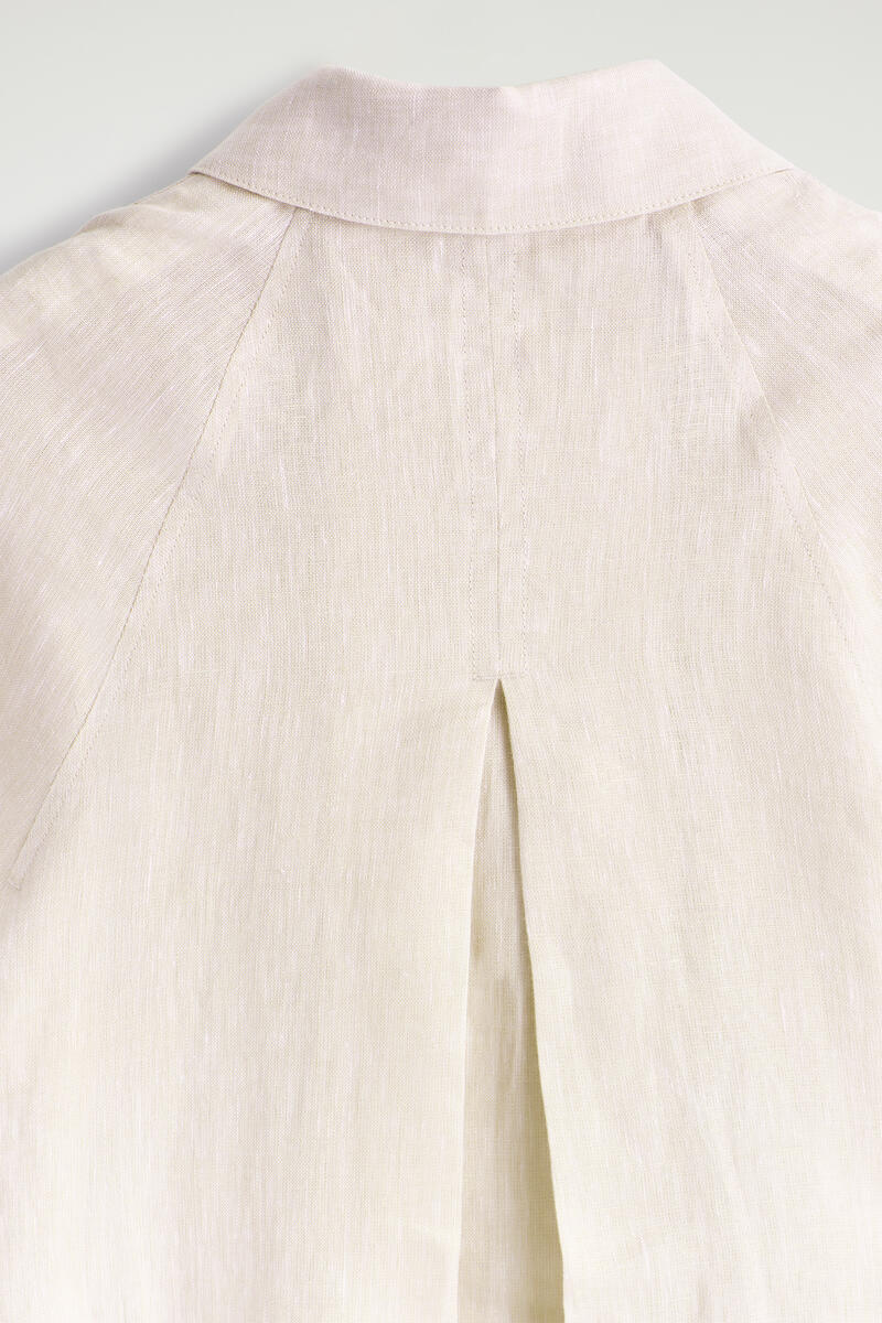 COS 半袖リネンシャツワンピース