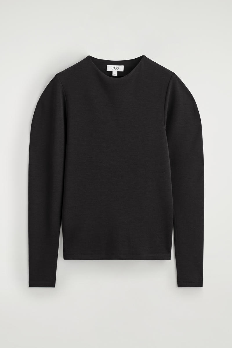 COS ラウンドスリーブのトップス