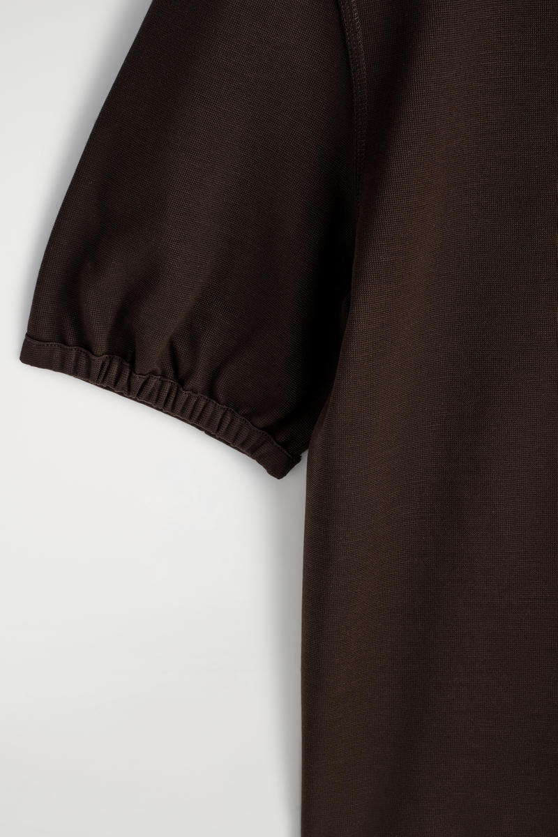 COS ジップアップポロシャツ