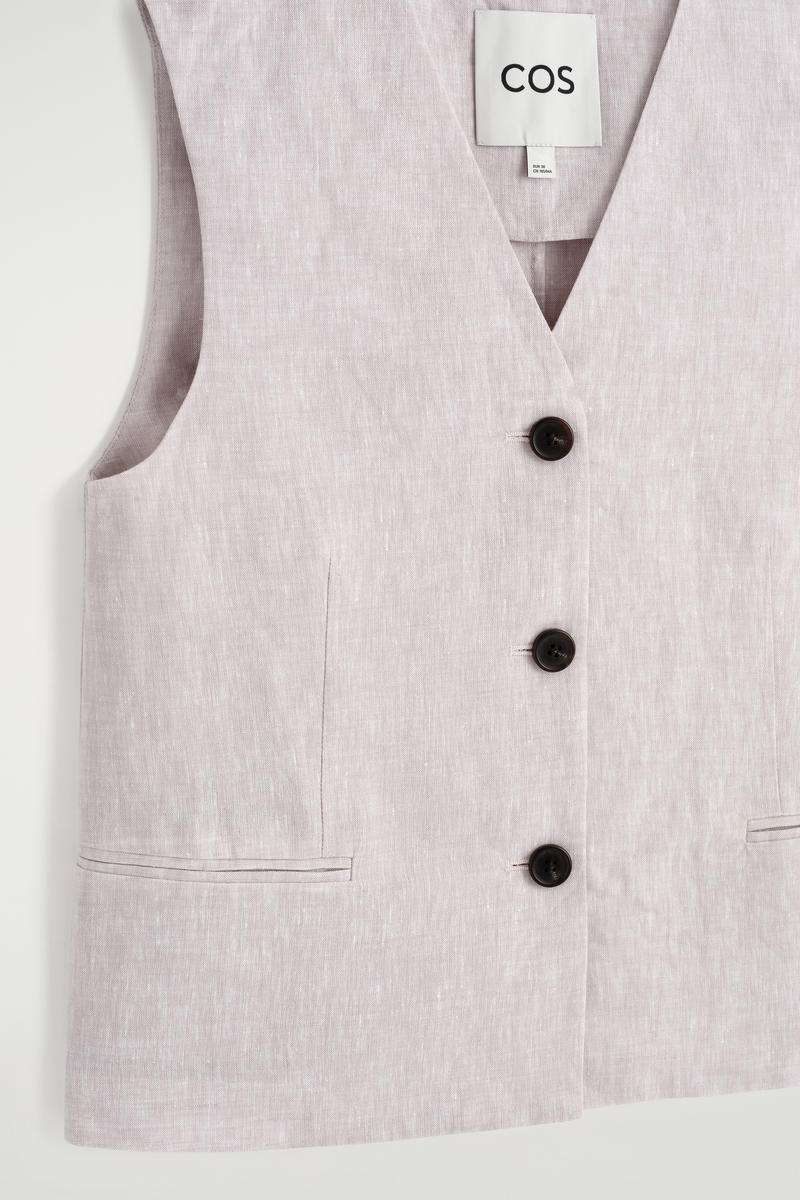 COS リネンベスト