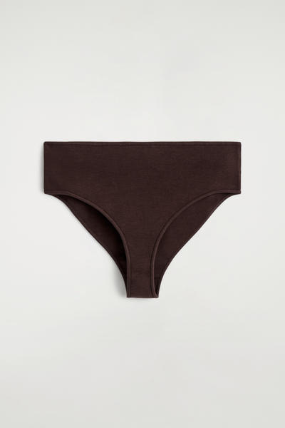 COS リブ編みシルク マイクロショーツ