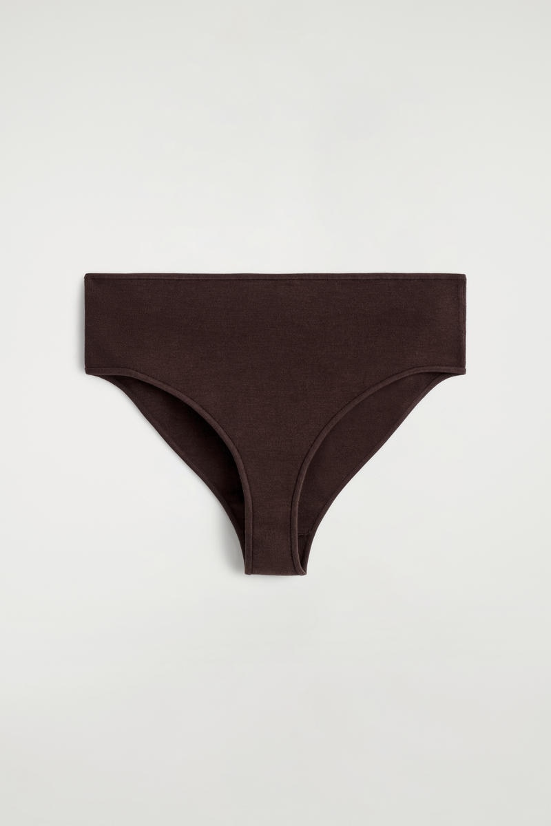 COS リブ編みシルク マイクロショーツ