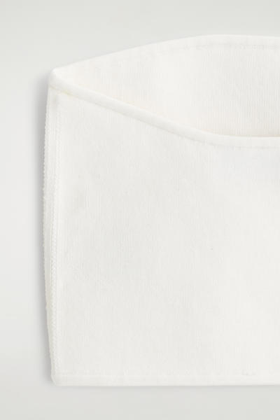 COS リブ編みシルクブレンド バンドゥ