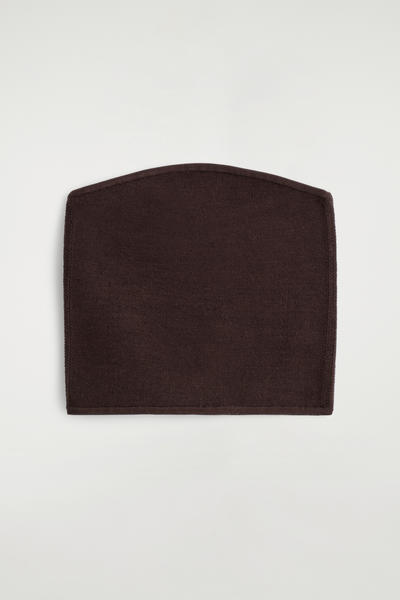 COS リブ編みシルクブレンド バンドゥ