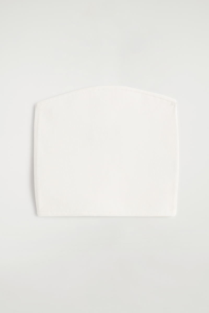 COS リブ編みシルクブレンド バンドゥ