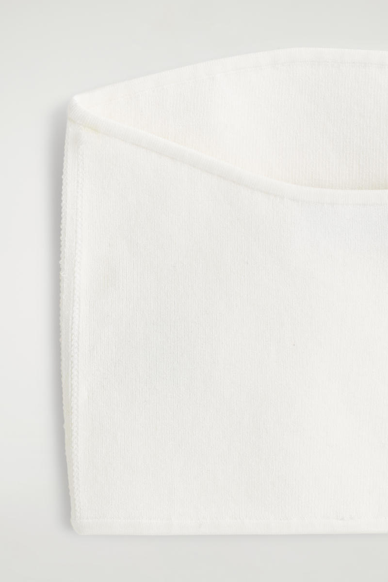 COS リブ編みシルクブレンド バンドゥ