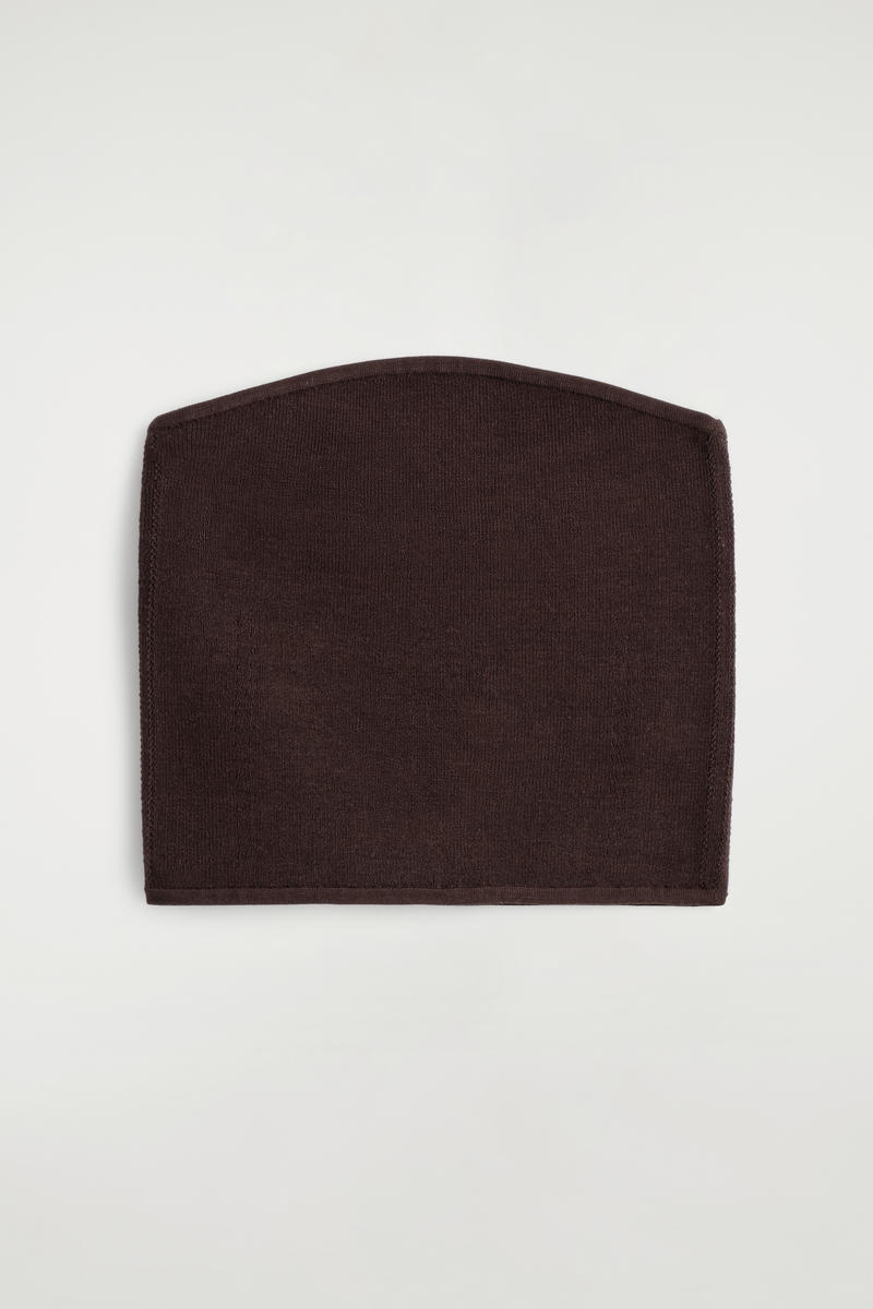 COS リブ編みシルクブレンド バンドゥ