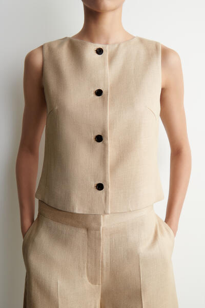 COS テーラード ウエストコートベスト