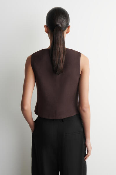 COS テーラード ウエストコートベスト