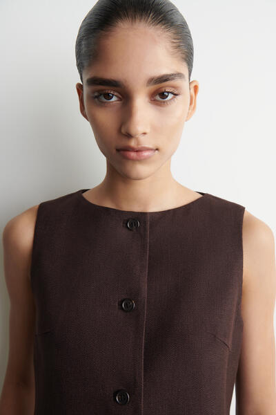 COS テーラード ウエストコートベスト