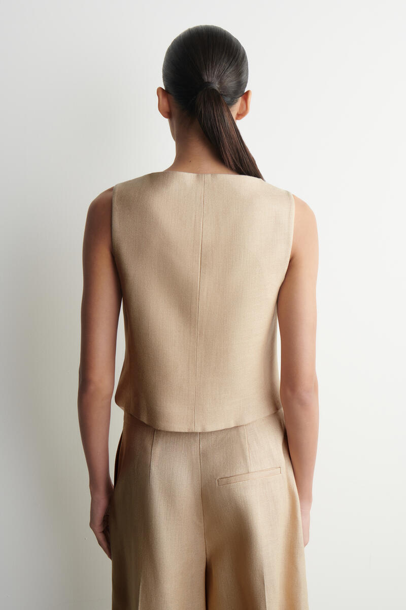 COS テーラード ウエストコートベスト