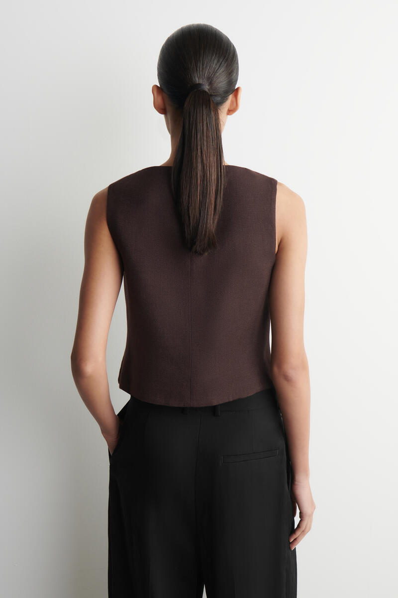 COS テーラード ウエストコートベスト