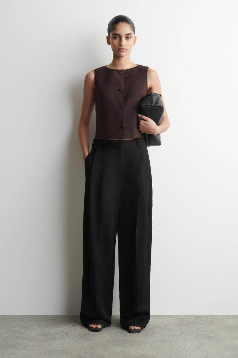 COS テーラード ウエストコートベスト