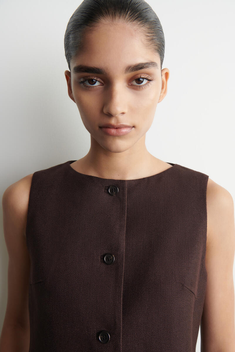 COS テーラード ウエストコートベスト