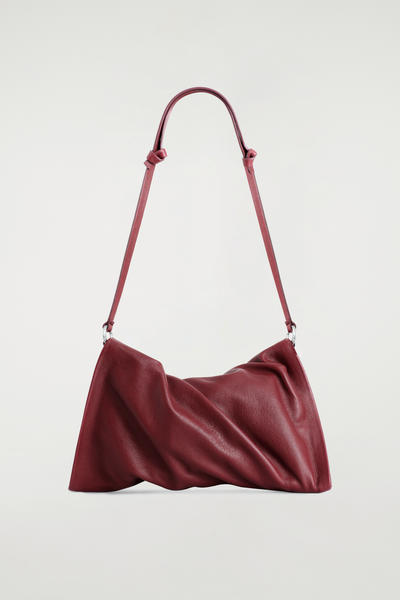 COS ツイスト ミニ クラッチバッグ - レザー