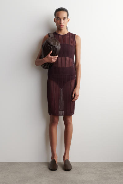 COS ドレープレザーミュール