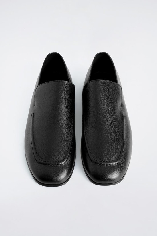 COS レザー ローファー SLIM LEATHER LOAFERS スリムレザーローファー ビターチョコレート