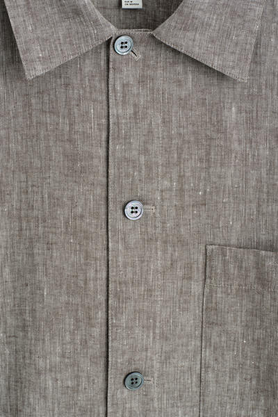 COS リラックスリネンシャツ