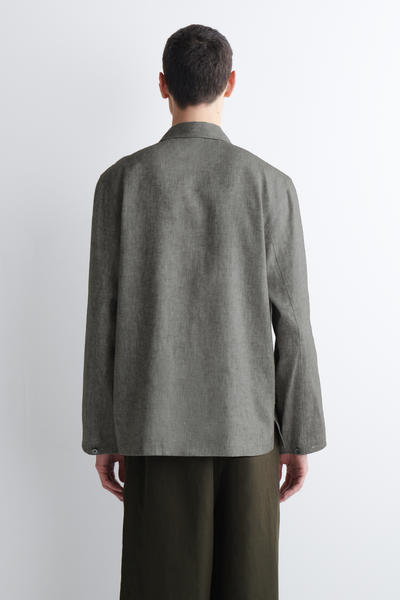 COS リラックスリネンシャツ