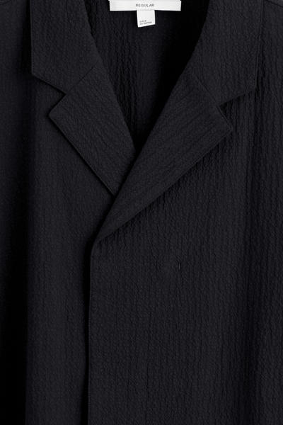 COS シアサッカー　リゾートシャツ