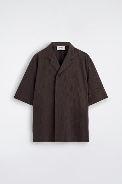 COS シアサッカー　リゾートシャツ