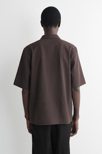 COS シアサッカー　リゾートシャツ