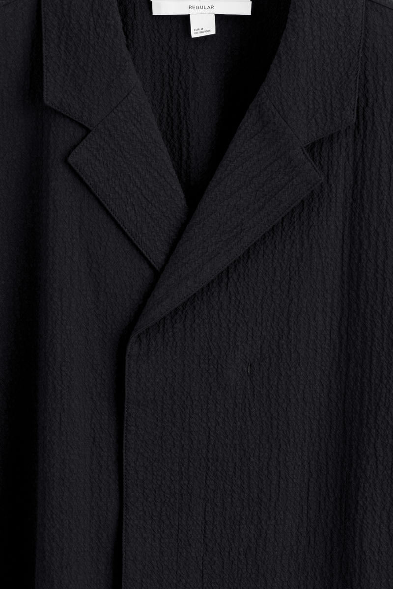 COS シアサッカー　リゾートシャツ