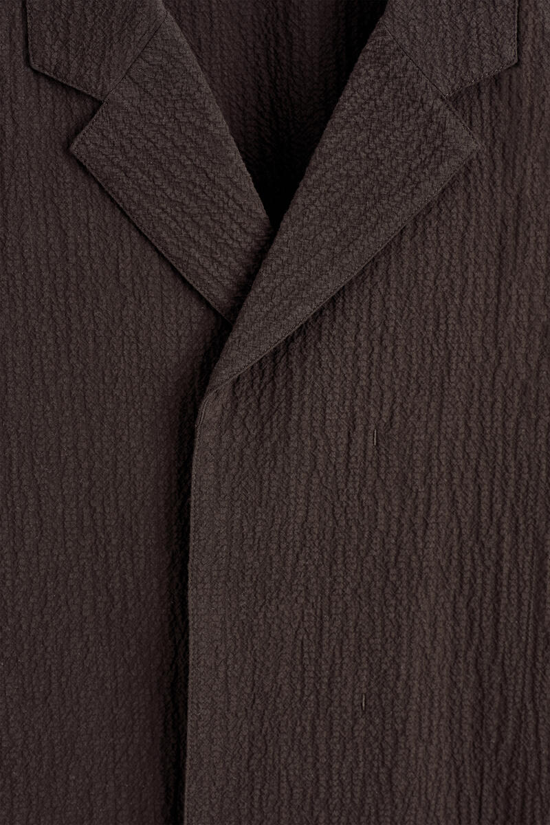 COS シアサッカー　リゾートシャツ