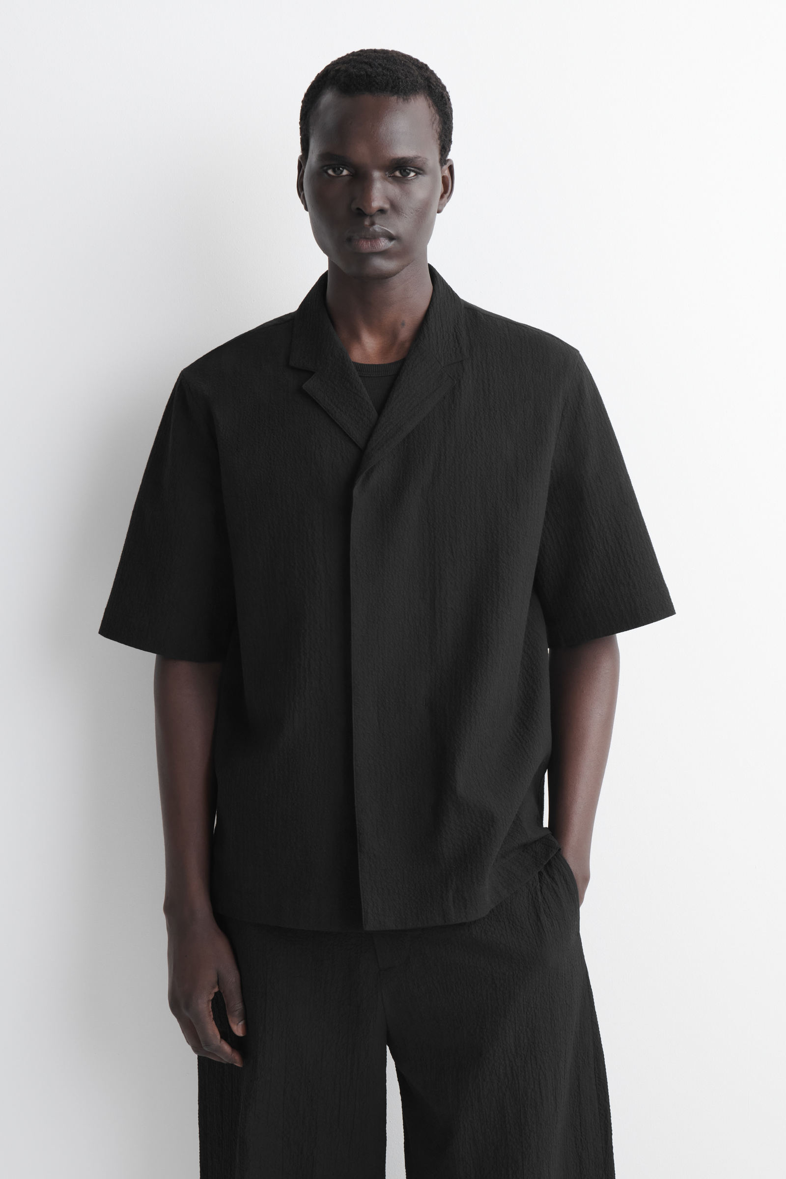 Aresense × sorm'86    パーフェクトドレスシャツ　黒　PDS Sorm´86 Dramaticdress BLACK 【公式通販】