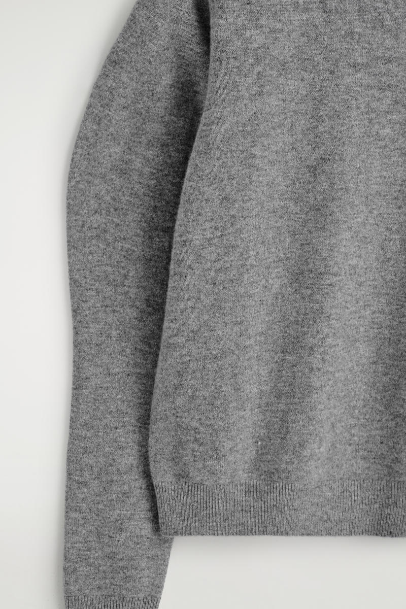 BALLOON-SLEEVE MERINO WOOL JUMPER バルーンスリーブ メリノウール