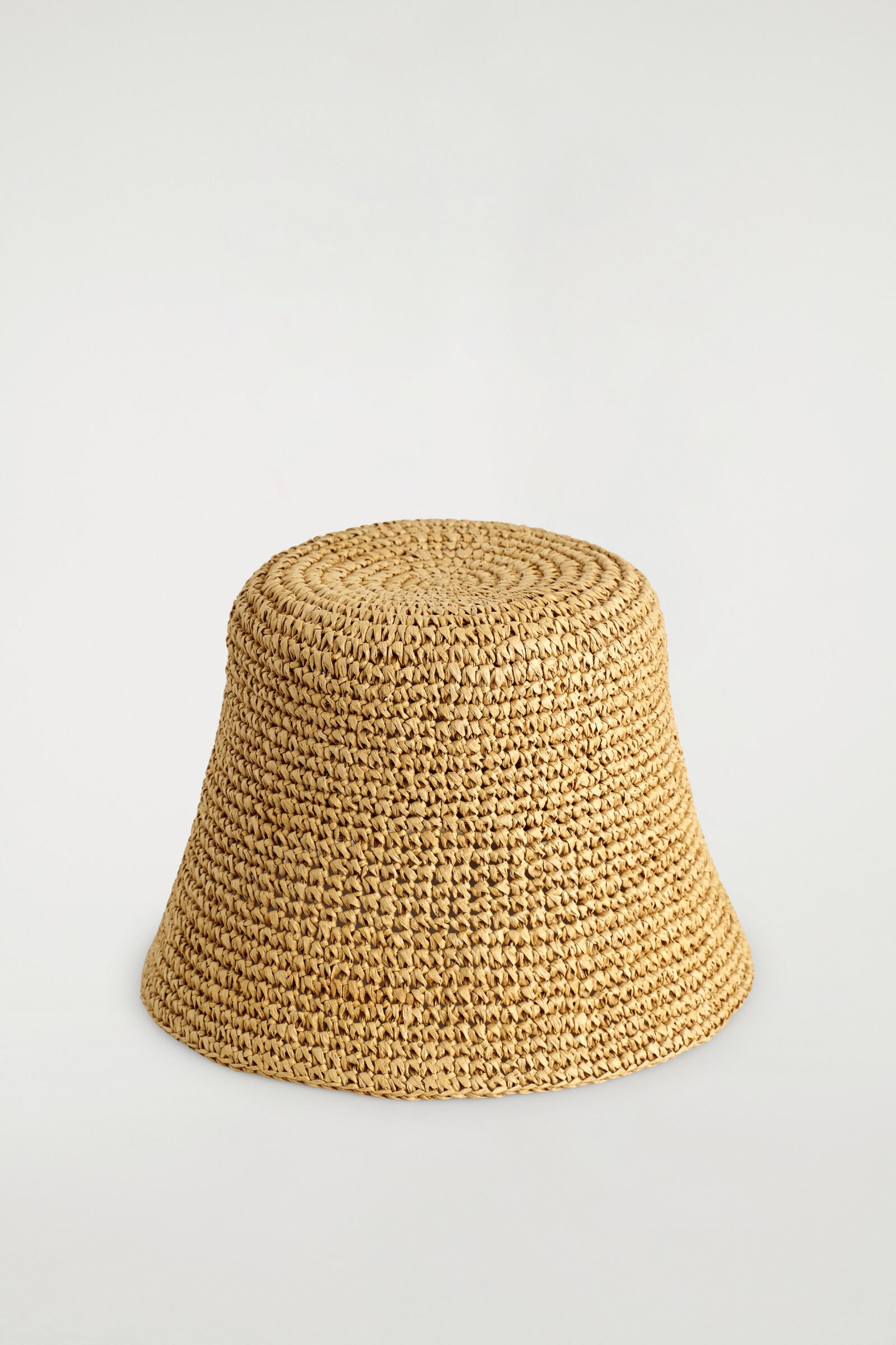 SCULPTED STRAW BUCKET HAT スカルプテッドストローバケットハット